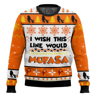 Hooktab The Lion King Mufasa Ugly Christmas Sweater