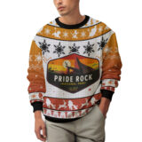 Hooktab The Lion King Pride Rock Ugly Christmas Sweater