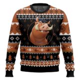 Hooktab The Lion King Pumbaa Ugly Christmas Sweater