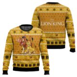 Hooktab The Lion King Simba And Friends Ugly Christmas Sweater