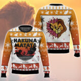 Hooktab The Lion King Simba Hakuna Matata Ugly Christmas Sweater