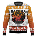 Hooktab The Lion King Simba Hakuna Matata Ugly Christmas Sweater