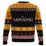Hooktab The Lion King Simba Ugly Christmas Sweater