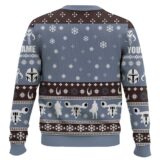 Hooktab The Mandalorian - Custom Name Ugly Christmas Sweater