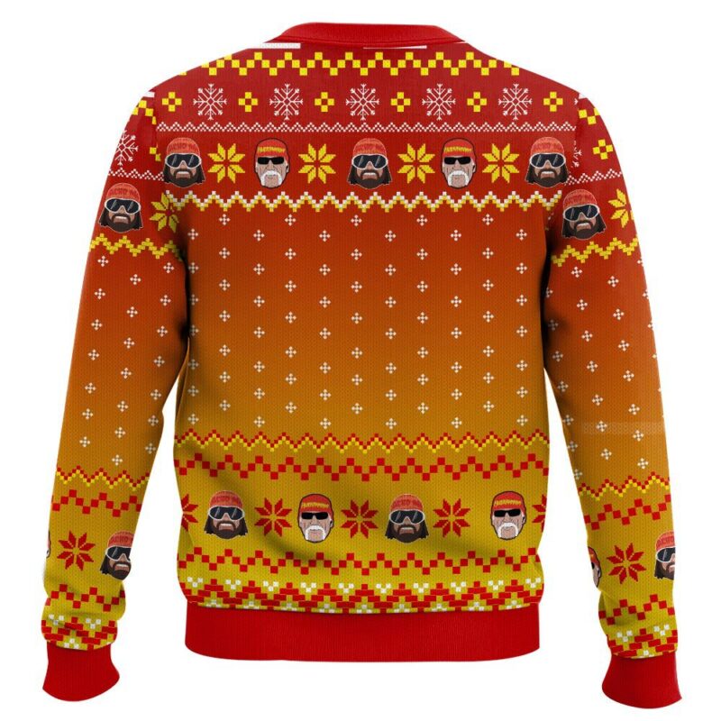 Hooktab The Mega Powers Wrestlers WWE Ugly Christmas Sweater Hooktab The Mega Powers Wrestlers WWE Ugly Christmas Sweater