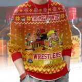 Hooktab The Mega Powers Wrestlers WWE Ugly Christmas Sweater