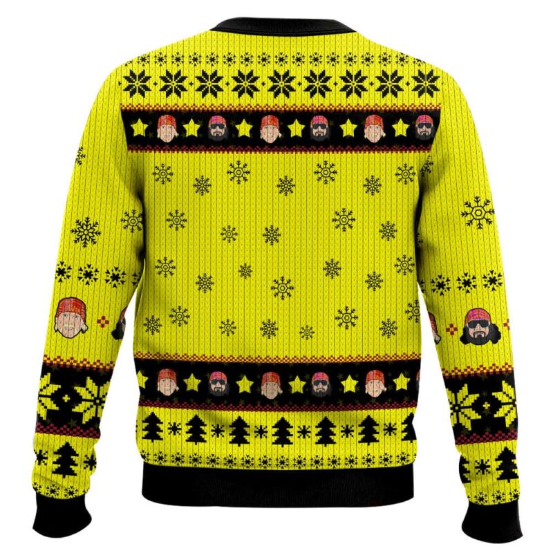 Hooktab The Mega Powers WWE Ugly Christmas Sweater Hooktab The Mega Powers WWE Ugly Christmas Sweater