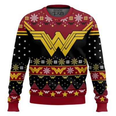 Hooktab The Most Wonder-ful Time Of The Year Ugly Christmas Sweater