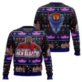 Hooktab The New Day Big Meaty Men Slappin Meat WWE Ugly Christmas Sweater