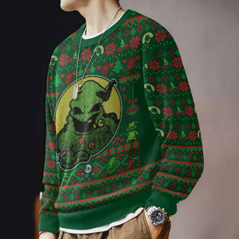 Hooktab The Nightmare Before Christmas Oogie Boogie Ugly Christmas Sweater Hooktab The Nightmare Before Christmas Oogie Boogie Ugly Christmas Sweater