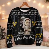 Hooktab The Nun Ugly Christmas Sweater