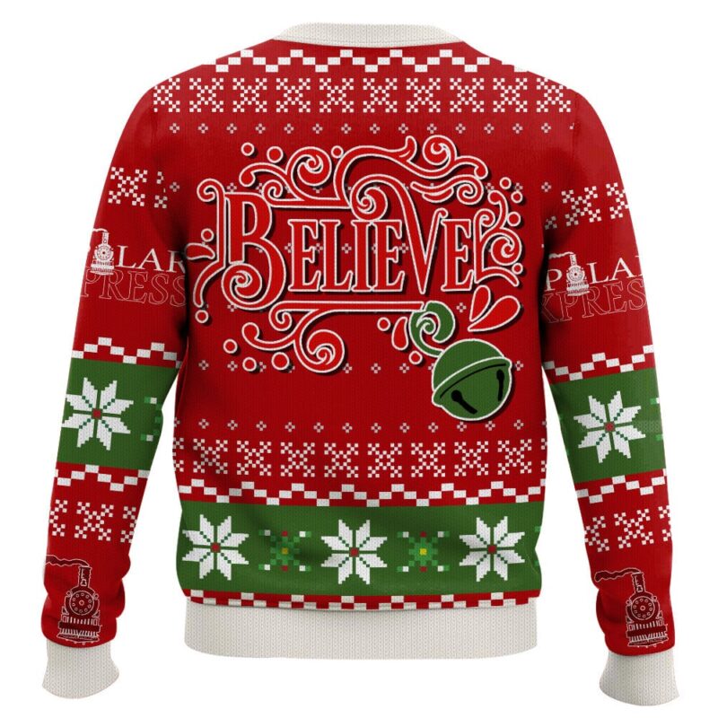 Hooktab The Polar Express Ugly Christmas Sweater Hooktab The Polar Express Ugly Christmas Sweater