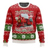 Hooktab The Polar Express Ugly Christmas Sweater