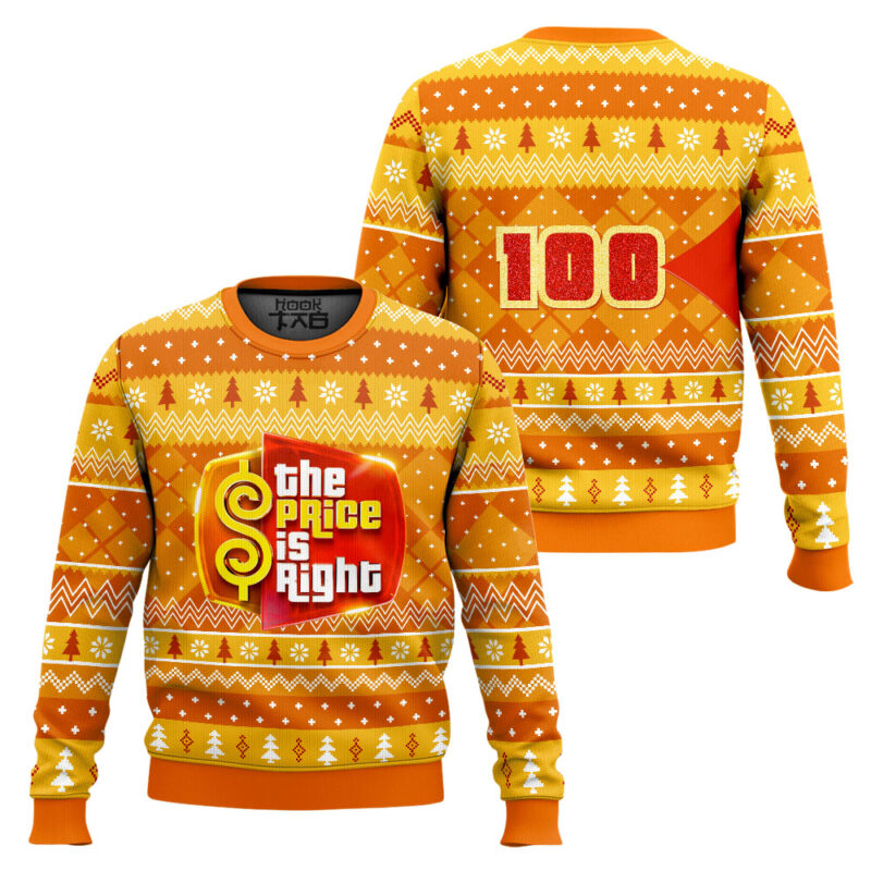 Hooktab The Price Is Right Ugly Christmas Sweater Hooktab The Price Is Right Ugly Christmas Sweater