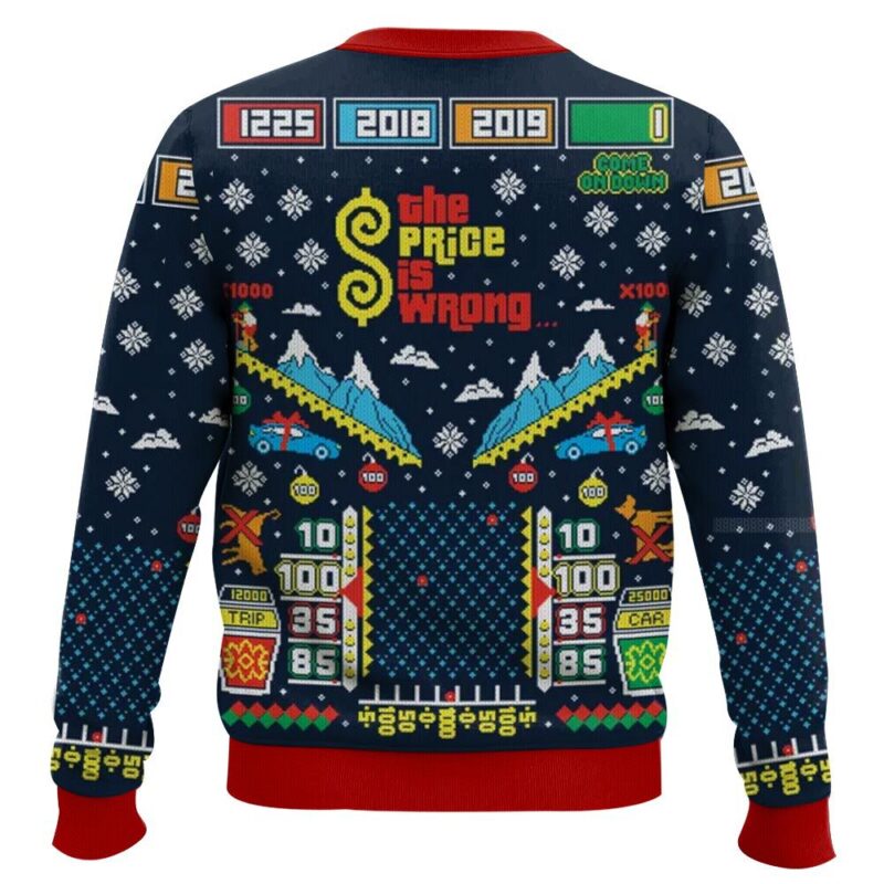 Hooktab The Price Is Wrong The Price Is Right Ugly Christmas Sweater Hooktab The Price Is Wrong The Price Is Right Ugly Christmas Sweater