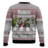 Hooktab The Puppets, Kermit, Yoda, Pinocchio, And Gremlins Ugly Christmas Sweater