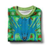 Hooktab The Queen Xenomorph Aline Ugly Christmas Sweater