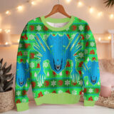 Hooktab The Queen Xenomorph Aline Ugly Christmas Sweater