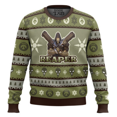 Hooktab The Reaper Overwatch Ugly Christmas Sweater