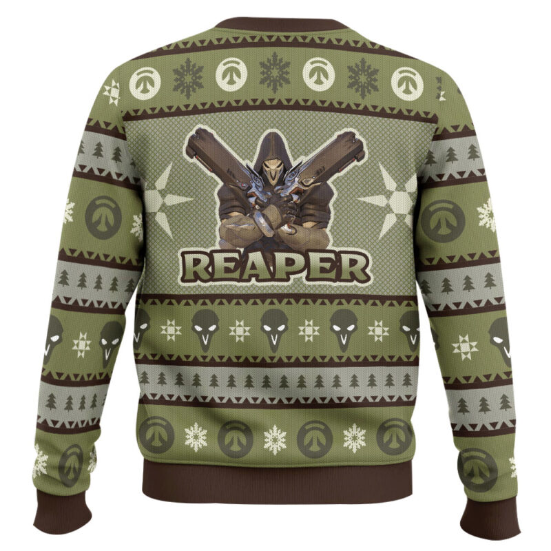 Hooktab The Reaper Overwatch Ugly Christmas Sweater Hooktab The Reaper Overwatch Ugly Christmas Sweater