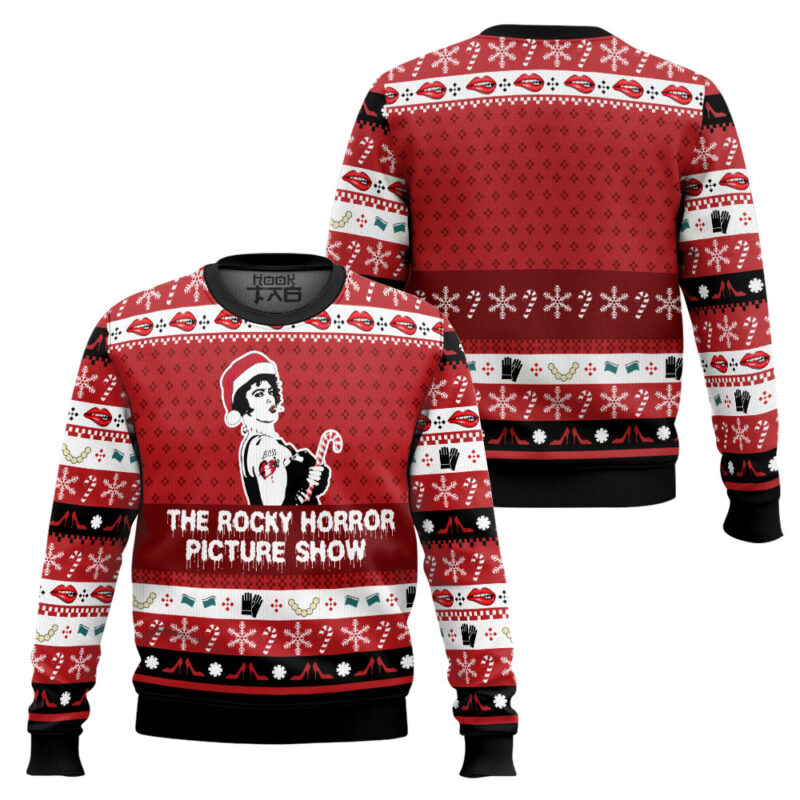 Hooktab The Rocky Horror Picture Show Ugly Christmas Sweater Hooktab The Rocky Horror Picture Show Ugly Christmas Sweater