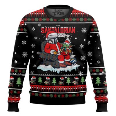 Hooktab The Santalorian Ugly Christmas Sweater
