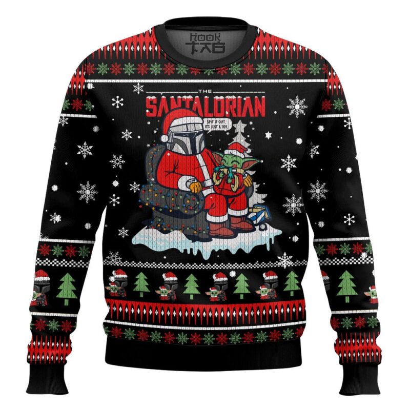 Hooktab The Santalorian Ugly Christmas Sweater