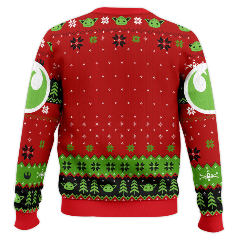 Hooktab The Season To Be Jolly It Is Santa Yoda Star Wars Ugly Christmas Sweater Hooktab The Season To Be Jolly It Is Santa Yoda Star Wars Ugly Christmas Sweater