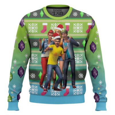 Hooktab The Sims Ugly Christmas Sweater