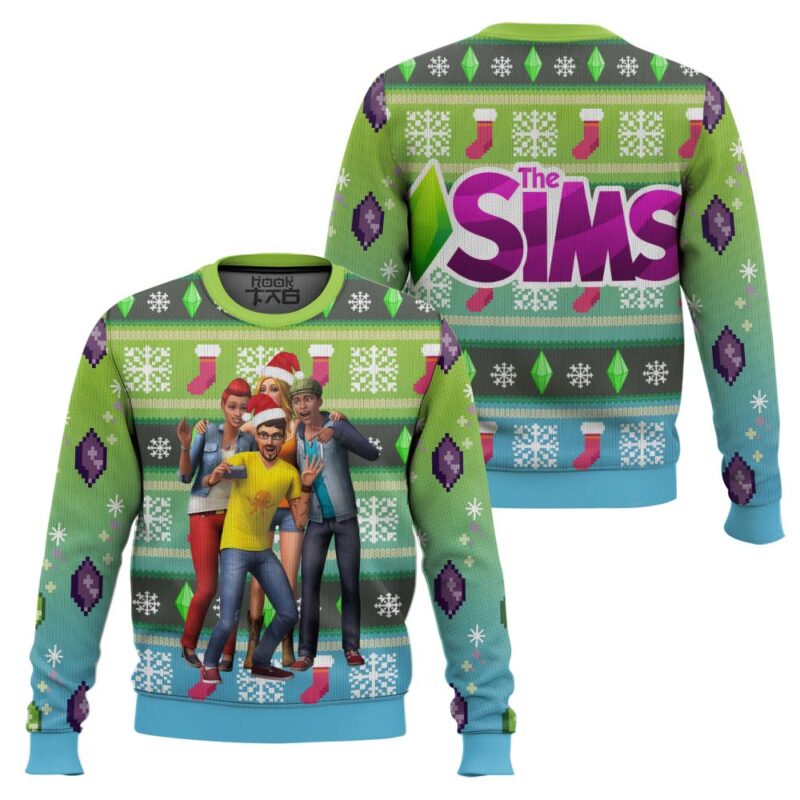 Hooktab The Sims Ugly Christmas Sweater Hooktab The Sims Ugly Christmas Sweater