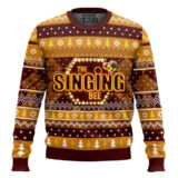 Hooktab The Singing Bee Ugly Christmas Sweater