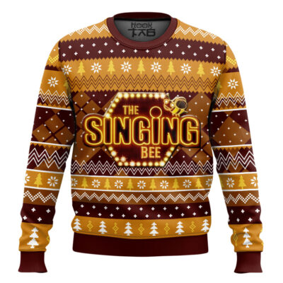 Hooktab The Singing Bee Ugly Christmas Sweater