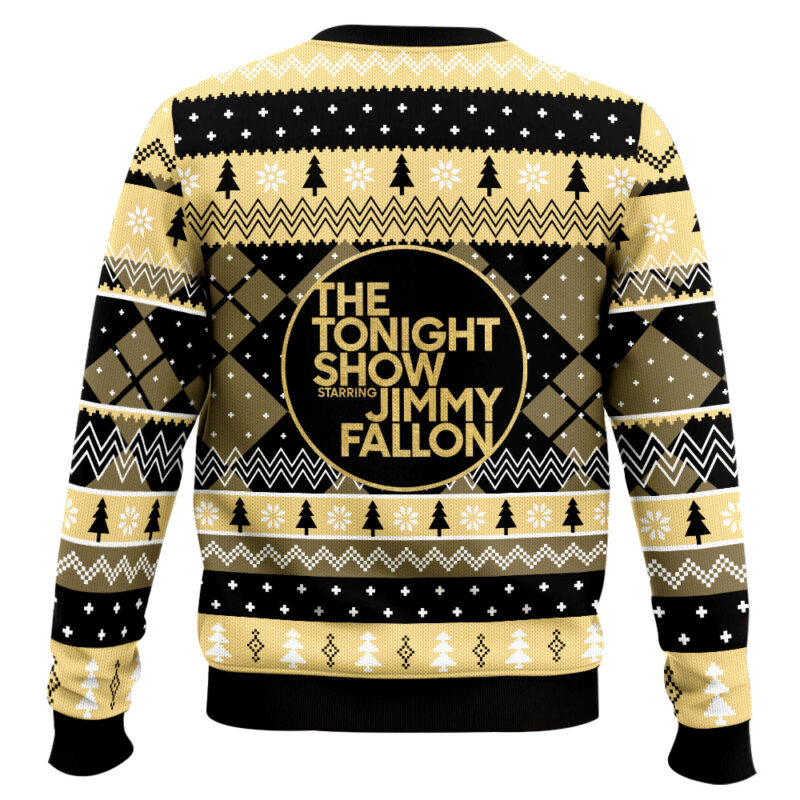 Hooktab The Tonight Show Starring Jimmy Fallon Ugly Christmas Sweater Hooktab The Tonight Show Starring Jimmy Fallon Ugly Christmas Sweater