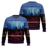 Hooktab The Upside And The Down Side Stranger Things Ugly Christmas Sweater