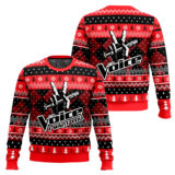 Hooktab The Voice Ugly Christmas Sweater
