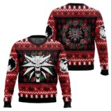 Hooktab The Witcher Monster Slayer Ugly Christmas Sweater