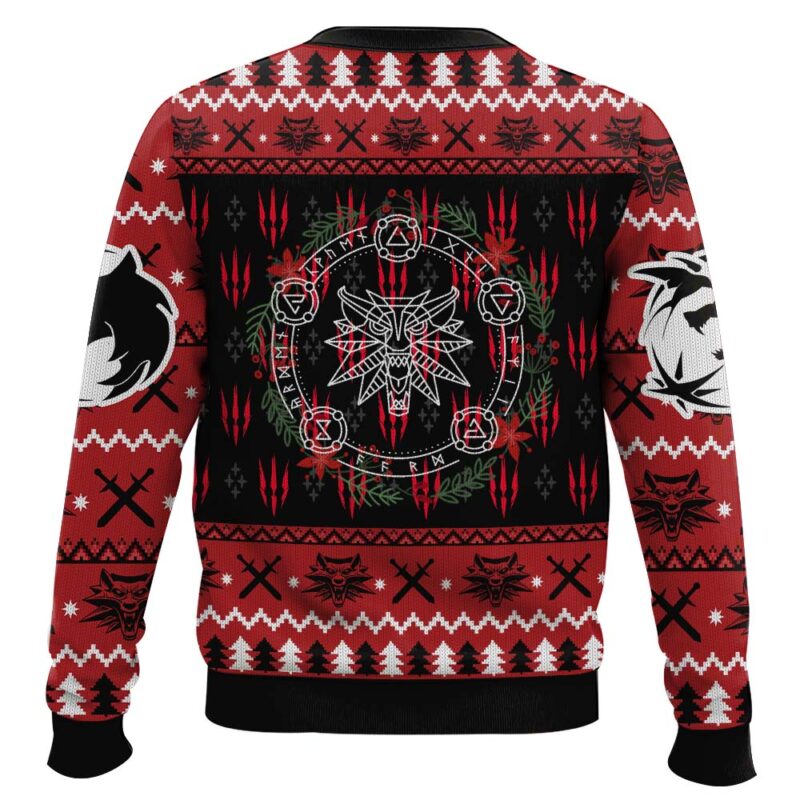 Hooktab The Witcher Monster Slayer Ugly Christmas Sweater Hooktab The Witcher Monster Slayer Ugly Christmas Sweater