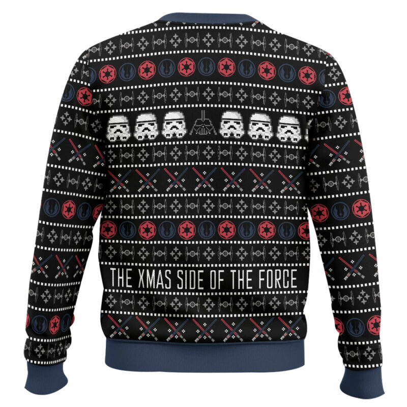 Hooktab The Xmas Side Of The Force Star Wars Ugly Christmas Sweater Hooktab The Xmas Side Of The Force Star Wars Ugly Christmas Sweater
