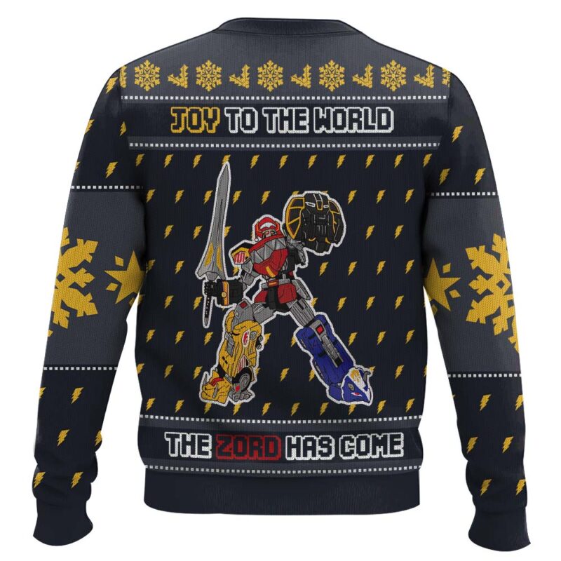 Hooktab The Zord Has Come Power Rangers Ugly Christmas Sweater Hooktab The Zord Has Come Power Rangers Ugly Christmas Sweater
