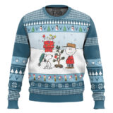Hooktab Thing That Matters Most The Charlie Brown and Snoopy Show Ugly Christmas Sweater