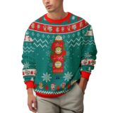Hooktab "This Is An Ugly Sweater" Minions Ugly Christmas Sweater