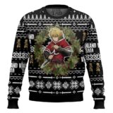 Hooktab Thorfinn Vinland Saga Ugly Christmas Sweater