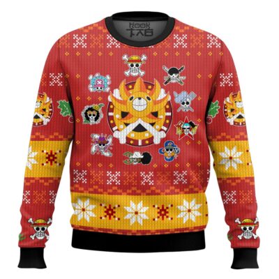 Hooktab Thousand Sunny One Piece Ugly Christmas Sweater