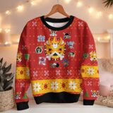 Hooktab Thousand Sunny One Piece Ugly Christmas Sweater