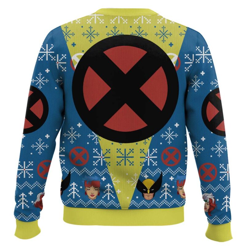 Hooktab Three Wise Mutants X-men Marvel Ugly Christmas Sweater Hooktab Three Wise Mutants X-men Marvel Ugly Christmas Sweater