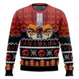 Hooktab Thundercats Eye Of Thunder Ugly Christmas Sweater