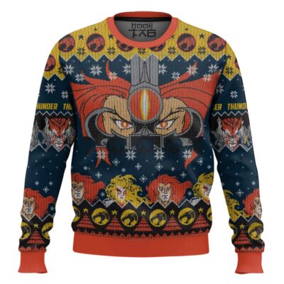 Hooktab Thundercats Ho Ho Hooo! Ugly Christmas Sweater