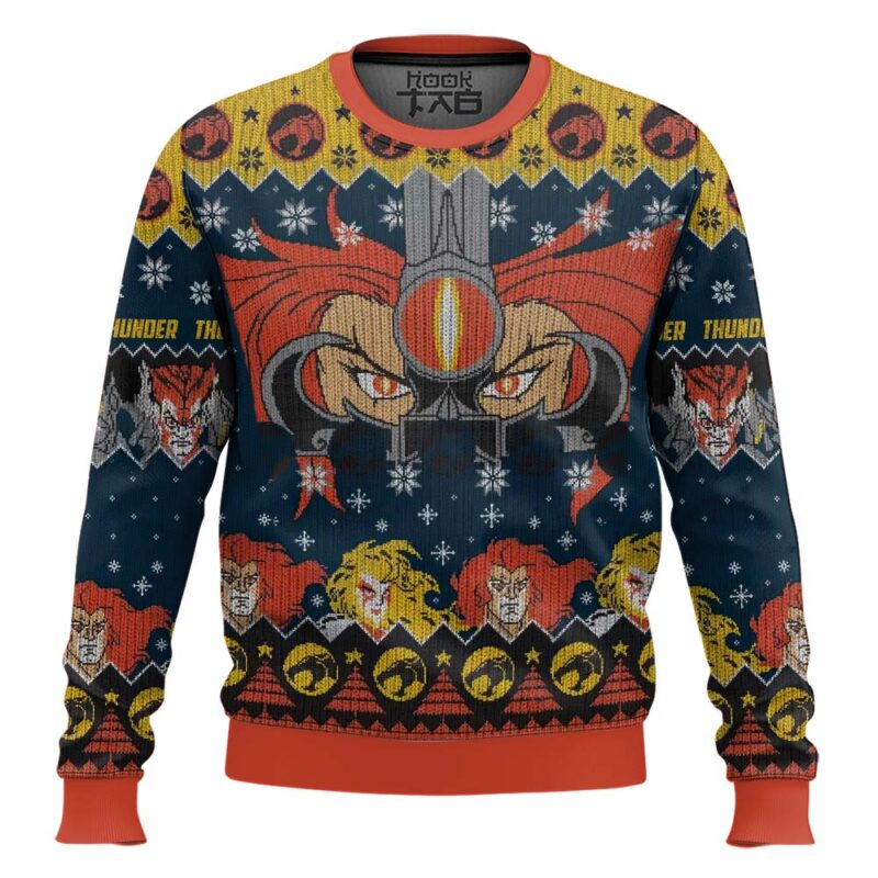 Hooktab Thundercats Ho Ho Hooo! Ugly Christmas Sweater