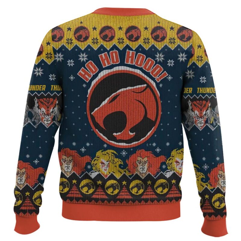 Hooktab Thundercats Ho Ho Hooo! Ugly Christmas Sweater Hooktab Thundercats Ho Ho Hooo! Ugly Christmas Sweater