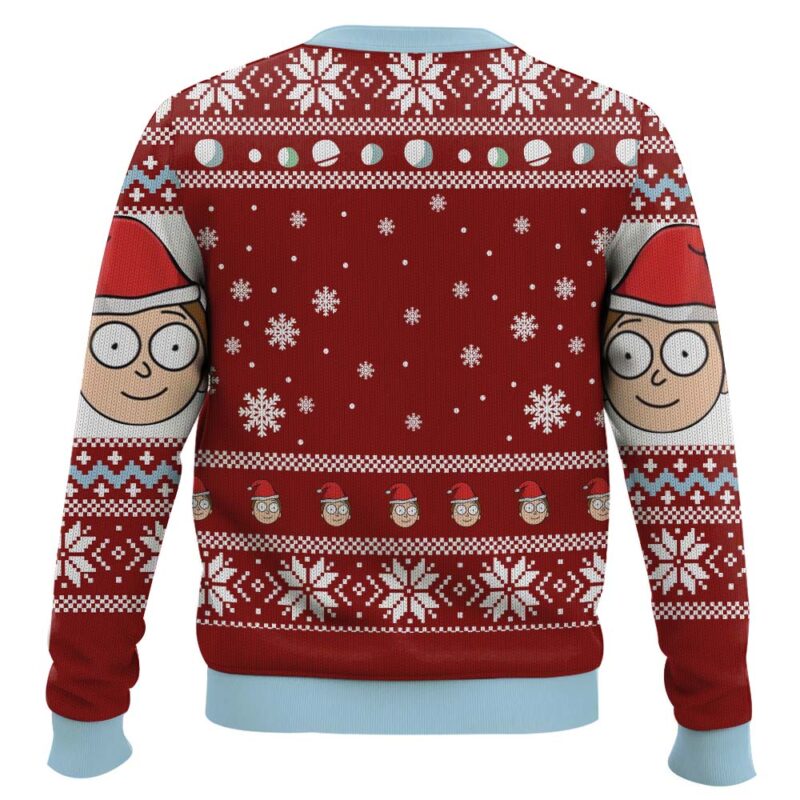 Hooktab Time For A Beer Rick And Morty Ugly Christmas Sweater Hooktab Time For A Beer Rick And Morty Ugly Christmas Sweater